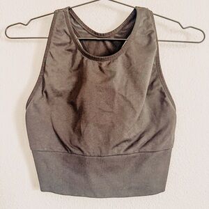 Victoria’s Secret | PINK Sport Black Sports Bra Cropped Tank. Size XL